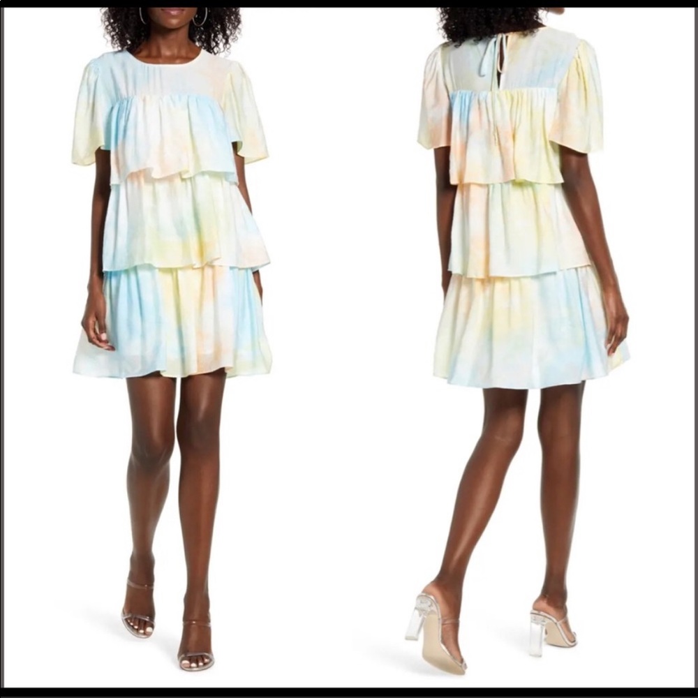 English factory colorblock  dress